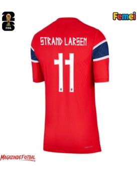 Norvegia Jorgen Strand Larsen #11 Echipament de Fotbal Replică Mondial 2026 Femei Acasa Norvegia Jorgen Strand Larsen #11 Echipament de Fotbal Replică Mondial 2026 Femei Acasa